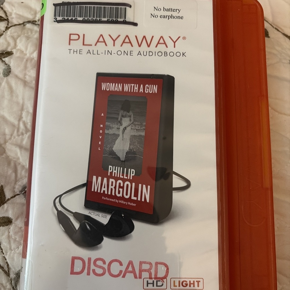 Playaway Audiobook Audio Book Ex Library - Woman With A Gun By Phillip Margolin